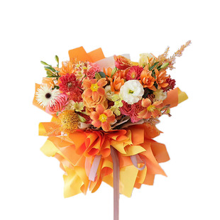 鲜花包装纸双色双面欧雅纸韩式花束包装材料防水加厚花艺包花纸张