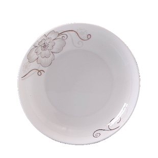 家用5个菜盘 圆形组合特价盘子套装 新款陶瓷餐具鱼盘创意餐盘