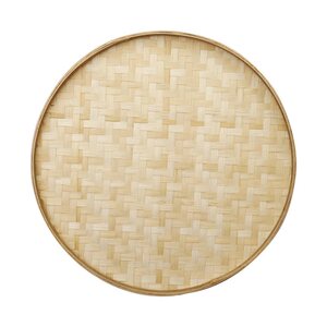 竹编簸箕三月三家用晾晒竹匾笸