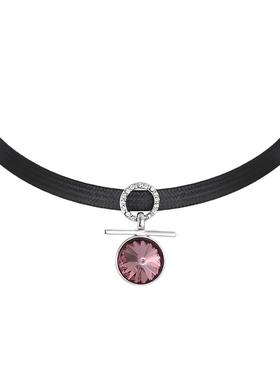 兰盈奥地利水晶choker项链锁骨链