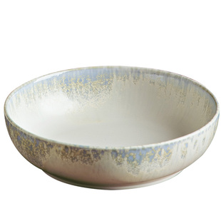 商用陶瓷沙拉盘子中号超好看深盘2026高颜值日式复古家用菜盘汤盘