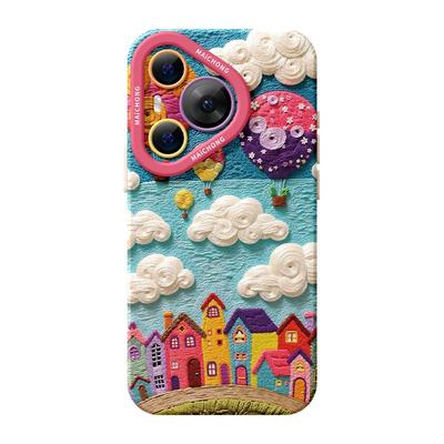 【油画小镇】全包镜头防摔手机壳