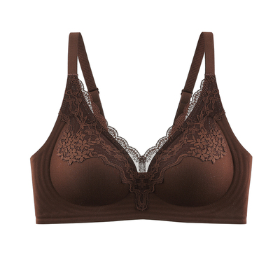 轻奢舒适深V蕾丝无痕内衣女