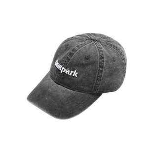 GUSTPARK Baseball Cap重工做旧质感刺绣棒球帽弯檐鸭舌帽