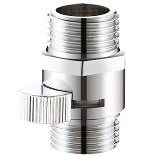 花洒淋浴喷头快捷开关内外丝铜直通阀门喷头软管角阀带止水调节器