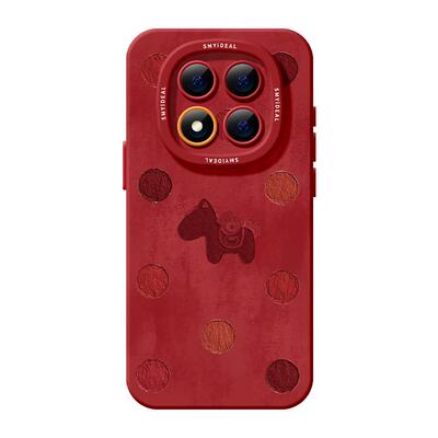 适用红米note15pro手机壳女款note14保护套小米高级note11pro硅胶防摔13por+全包redmi波点12turbo软新年马年