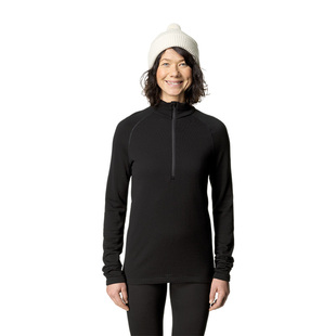 HOUDINI胡丁尼Desoli 迪索丽女户外秋冬保暖半拉链羊毛长袖打底衫