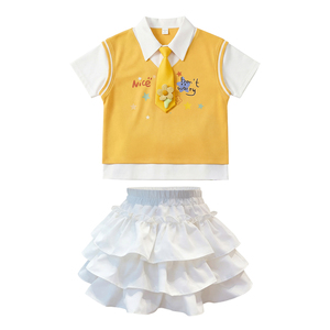 新款周中小学生秋季运动会开幕式演出服啦啦操表演服朗诵合唱服装