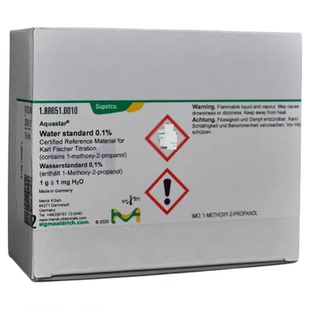 德国默克MERCK 1%标准水样 1.88051.0010 1000ppm