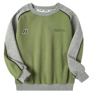 小象汉姆童装男童加绒卫衣儿童冬长袖打底衫2026冬装新款中大童