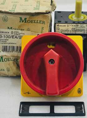 全新 MOELLER P3-100/EA/SVB 100A 旋转式断开电路中断器 P3-100