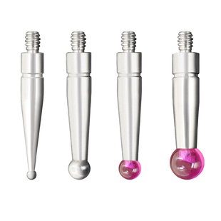 三丰杠杆表适用测针M1.6/M1.7红宝石钨钢1/2/3杠杆表测针校表针