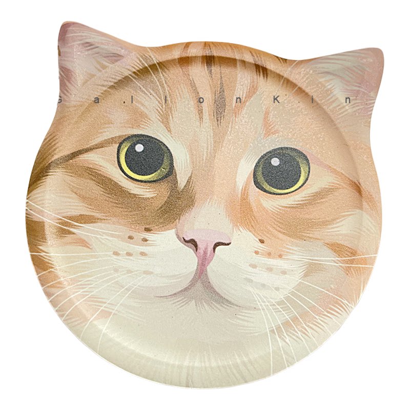 猫咪小狗造型吸水杯垫