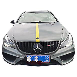 适用于奔驰E260coupe中网格栅E级两门改装竖条中网W207GT满天星