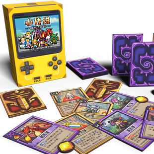 【官方正版】恶魔白桌游 小传说不插电的8-bit游戏2-5人桌游卡牌