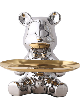 入户玄关放钥匙的摆件轻奢高档