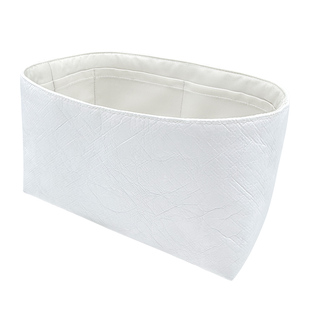 现货FANYAJI适用Lv Neverfull中号白棋盘芭蕾粉杜邦纸内胆包防盗