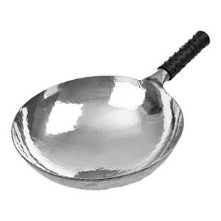 钛锅纯钛炒锅章丘鲁匠师钛锅非铁锅官方旗舰无涂层不粘锅圆底家用