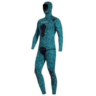 新款潜水服男CR1.5mm3mm5mm7mm自由潜半干式氯丁橡胶保暖分体