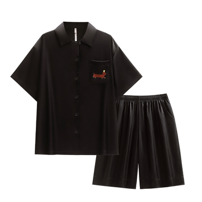 【商场同款】悦内情侣丝绸睡衣