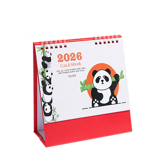 2026马年香港公众假期卡通月历正宗繁体字港版台历可爱记事桌面日历多功能年历企业广告公版calendar现货挂历