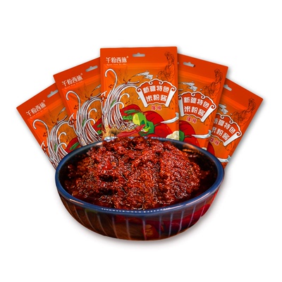 千粉西施粉炒啥都好的酱炒米粉