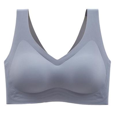 运动内衣女小胸聚拢侧无痕上托