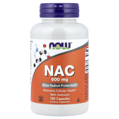 Now诺奥美国进口含硒NAC N-乙酰半胱氨健康形成谷胱甘肽
