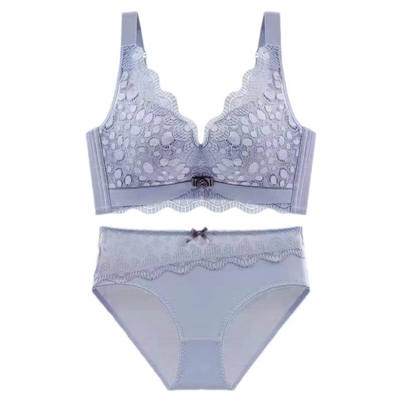 正品向大大内衣女旗舰店官方天然乳胶聚拢收副乳调整型文胸套装