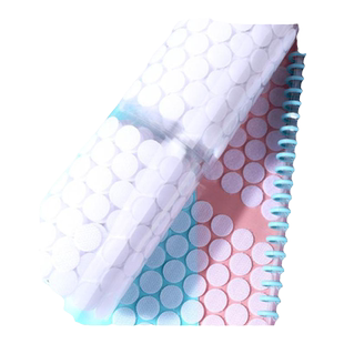 可得优自粘强力魔术贴防走光学习收纳考研活页双面背胶子母扣圆形雌雄贴毛刺圆点撕拉手账安静书魔术扣mst-10