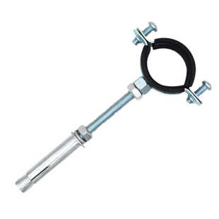 镀锌支架吊顶膨胀抱箍吊卡110管箍固定卡扣pvc排水管固定卡扣加长