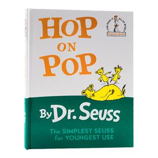 进口英文原版正版 绘本 精装 Hop on Pop 苏斯博士在爸爸身上跳来跳去 Dr Seuss 廖彩杏书单 幼儿早教