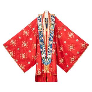 花朝记｜红妆琳琅｜宋制婚服中式传统汉服｜印金填彩大袖衫百迭裙