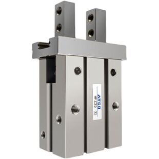 导轨加长气动手指气缸HFTZL/HFTKL/HFZL/HFKL10/16/20/25平行夹具