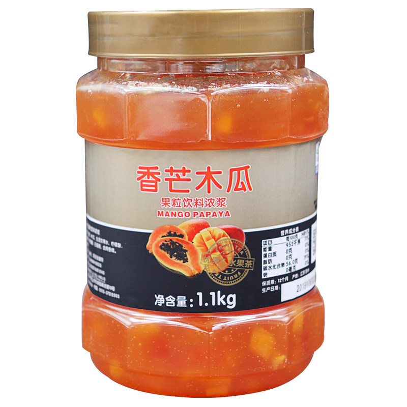 鲜活优果c香芒冲饮即食木瓜茶