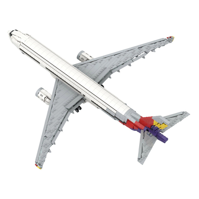 空中客车A330-300飞机积木模型