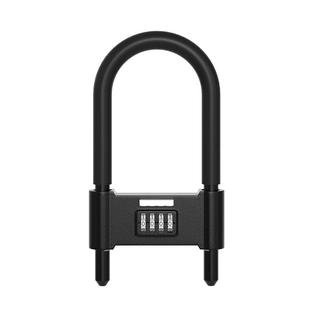 u型锁密码锁玻璃门双门挂锁大门加长双开u形门店家用门锁插锁商铺