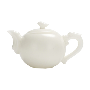 如玉白瓷泡茶中式风功夫龙凤壶