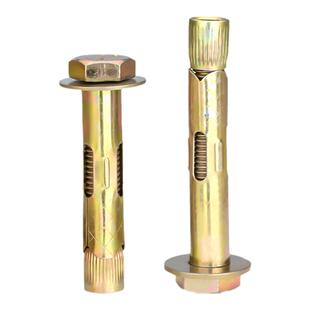 彩锌外六角内膨胀螺丝爆炸内置式膨胀螺栓空调地板澎胀拉爆8M6M12