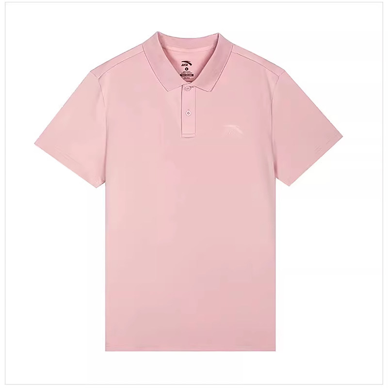 安踏短袖t恤女宽松polo
