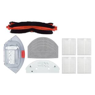 适配米家小米扫拖一体机3C增强版E10边刷主刷抹布拖布滤网行走轮