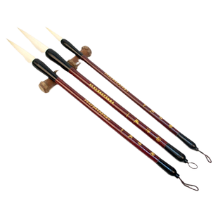 红星宣笔清风明清行书大字书法绘画创作用羊毫宣笔湖笔毛笔文房书法国画用品成人儿童书法创作毛笔字书写