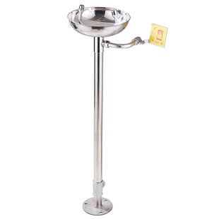 304不锈钢立式洗眼器紧急喷淋洗眼器喷淋洗眼机实验室检查安检厂