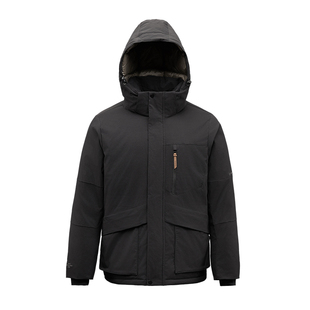 君羽户外鹅绒羽绒服男短款夹克700蓬鹅绒羽绒服男工装风外套027