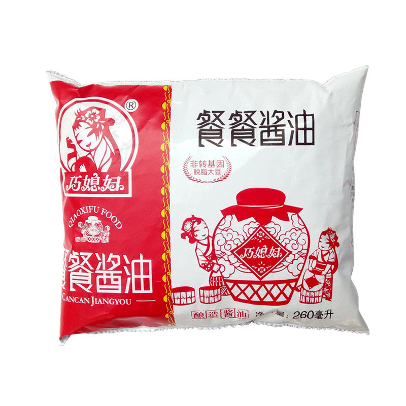 巧媳妇餐酱260MLX12袋装酿造酱油