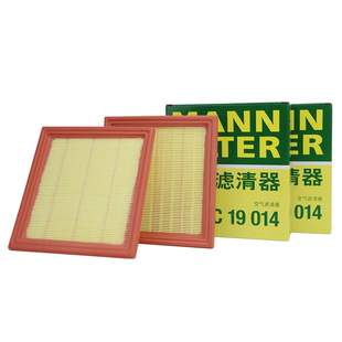 曼牌C19014*2适配英菲尼迪QX50 EX25 35 G25 G35 G37空滤空气滤芯