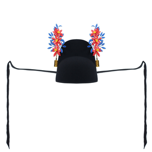 乌衣巷进士巾明制状元帽手工非遗缠花进士及第汉服冠帽头围可选