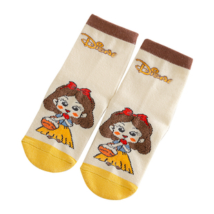 儿童袜子兔子朱迪春秋薄款纯棉女童中筒袜夏季女孩卡通Kitty棉袜