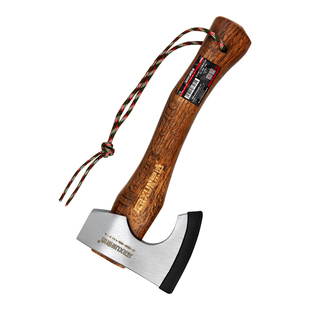 京选木工斧头木柄钢刃斧户外野营砍树家用劈柴木工多功能小手斧子