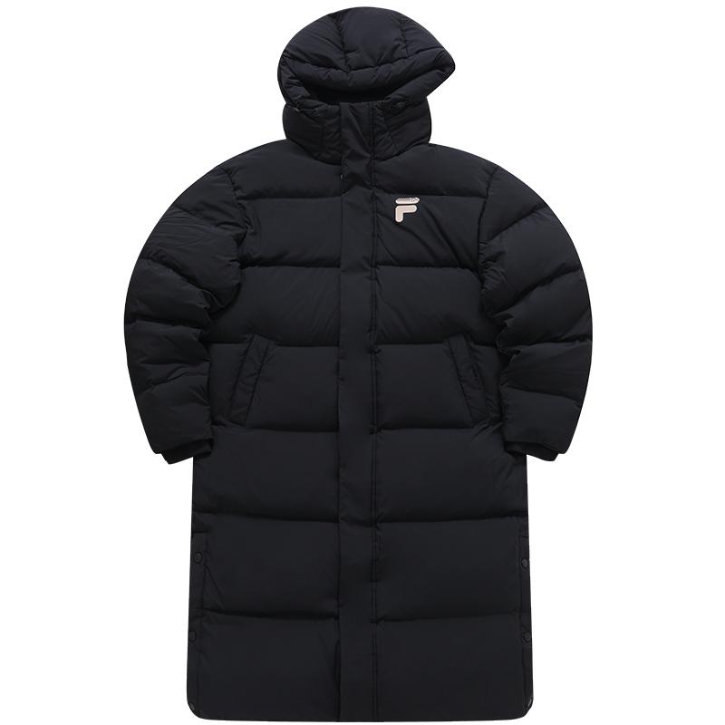 情侣羽绒服Fila保暖连帽